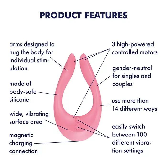 Couple vibrator SATISFYER Partner Multifun 2 Photo 6