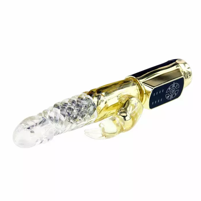 Vibrators BAILE US Rabbit Gold Prince — 23 cm, 3,5 cm Photo 4