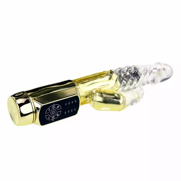 Vibrators BAILE US Rabbit Gold Prince — 23 cm, 3,5 cm Photo 5