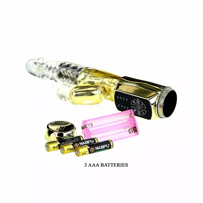 Vibrators BAILE US Rabbit Gold Prince — 23 cm, 3,5 cm Photo 8