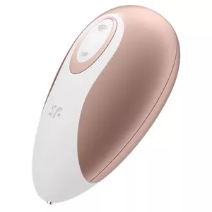 Вибраторы-соски Satisfyer Deluxe, Клиторальная стимуляция, 124 мм, Розовое золото
