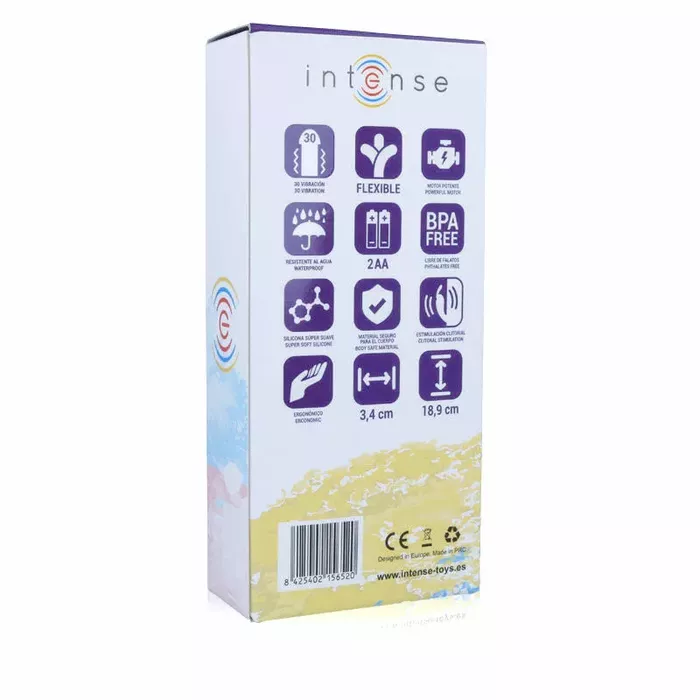 Vibrator INTENSE HILARI — silicone 18.9 cm Photo 13