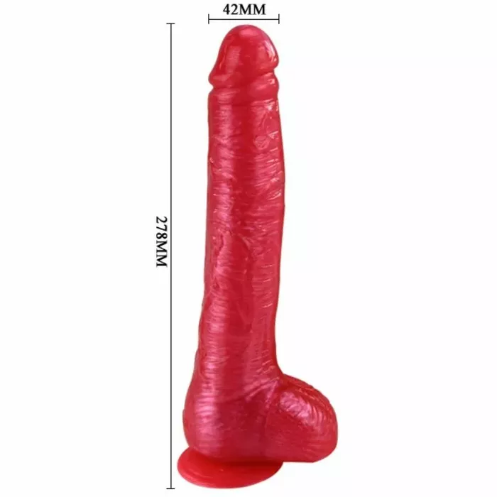 Dildo BAILE D-218806 — PVC ar piesūcekni Photo 2
