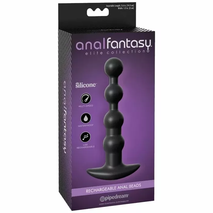 Anal Fantasy Elite перезаряжаемые силиконовые анальные шарики PD4775-23 Photo 3
