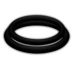 POTENZ DUO BLACK RINGS - M