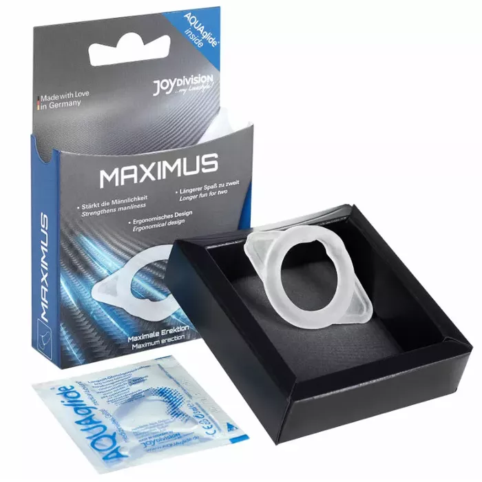 Pleasure ring POTENZDUO Maximus White Ring XS Photo 2