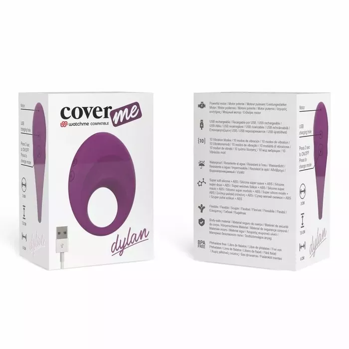 Силиконовое перезаряжаемое кольцо COVERME D-221308 Photo 6