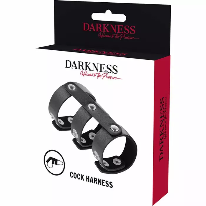 Двойное кольцо DARKNESS — регулируемое Photo 3