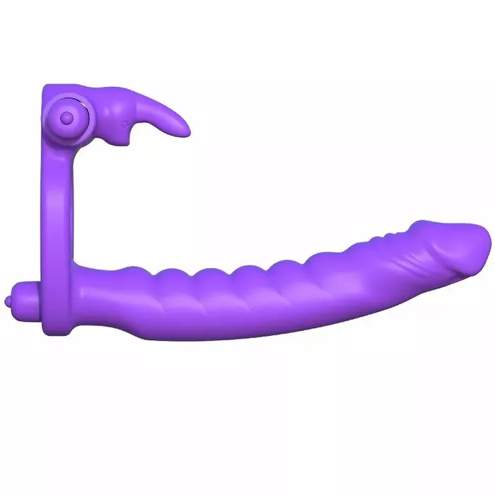 Fantasy C-Ringz silikona dubultais vibrators-trusītis Photo 2