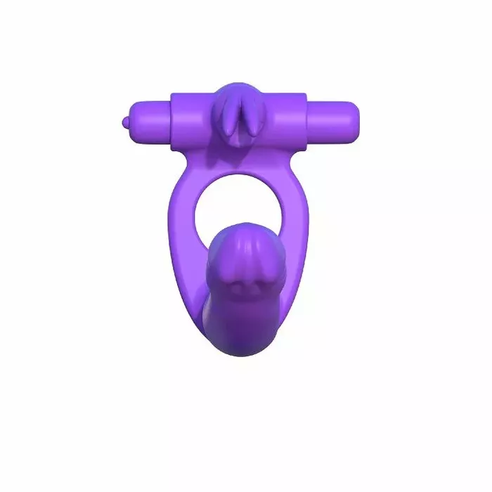 Fantasy C-Ringz silikona dubultais vibrators-trusītis Photo 3