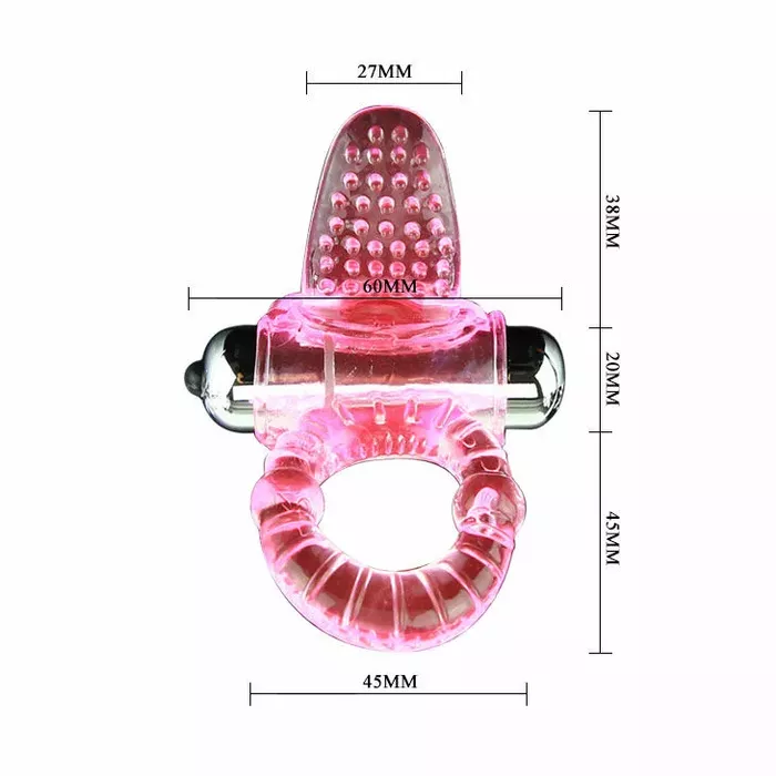 Vibrating penis ring BAILE SWEET ABS 10 Rhythms Photo 4