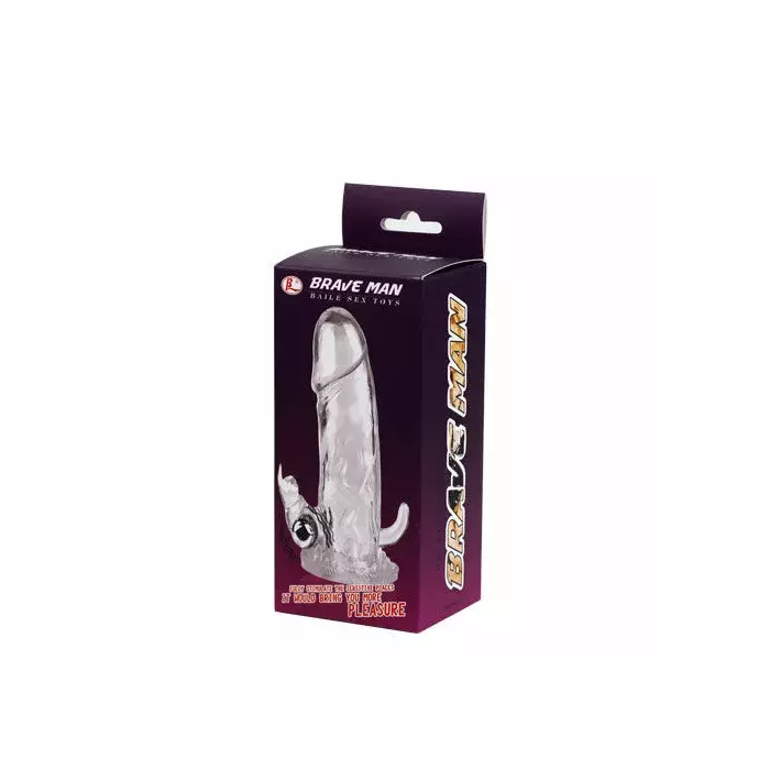Penis extension sleeve BAILE Brave Man Rabbit I Photo 7