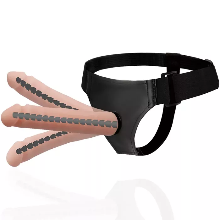 Strap-on dildo harness attraction Derick Photo 4