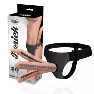 HARNESS ATTRACTION DERICK ARTICULABLE FLESH 22.5 X 4.5CM