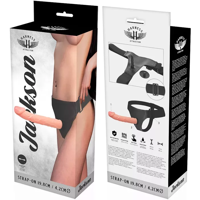 Strap-on harness attraction RNES Jackson — 19.8×4.2 cm Photo 8