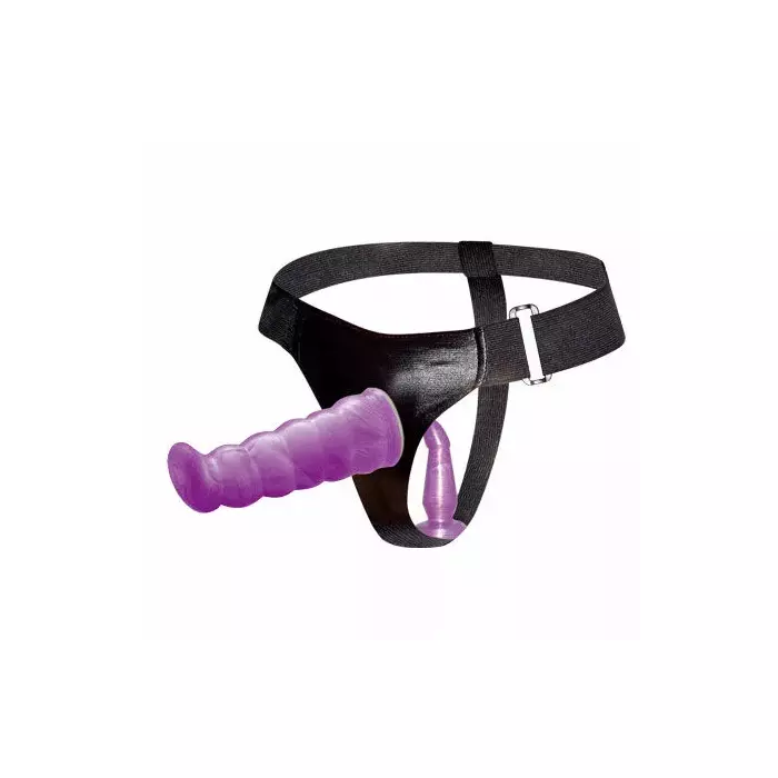 Strap-on BAILE Lilac G‑punkts 17 cm Photo 3