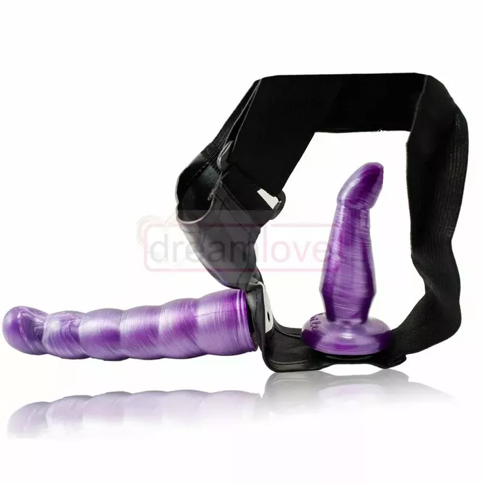 Strap-on BAILE Lilac G‑punkts 17 cm Photo 4