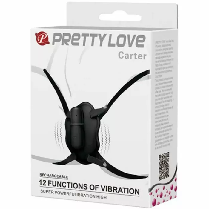 Strap-on harness SMART Carter with vibrating ABS bullet Photo 7
