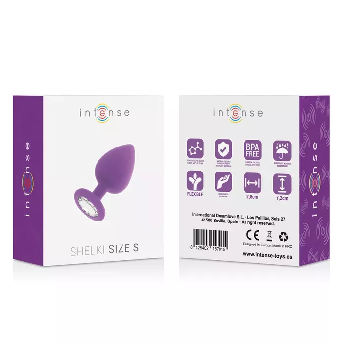 Anal plug INTENSE SHELKI S — silicone 7.2x2.8 cm Photo 6