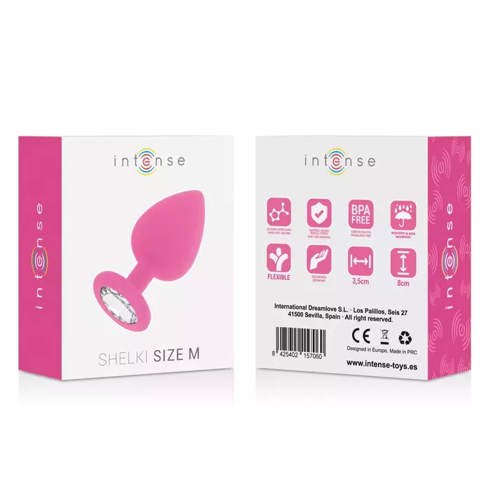 Anal plug INTENSE SHELKI M – silicone, 8 cm Photo 6