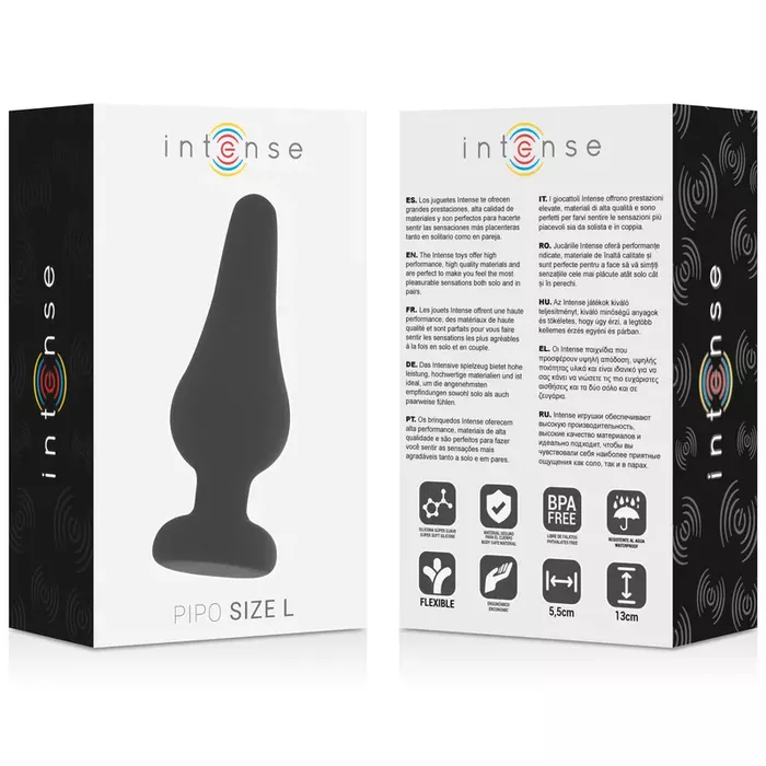 Anal plug INTENSE PIPO L silicone 13 cm Photo 4