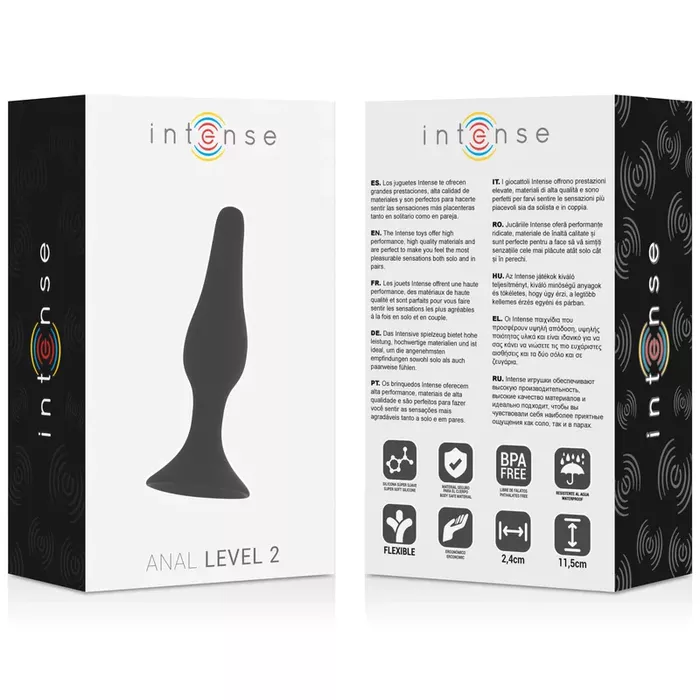 Anal plug INTENSE D-216043 — silicone 11.5 cm Photo 4