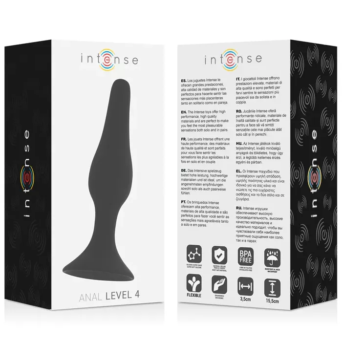 Anal plug INTENSE Anal Level 4 — 15.5 cm Photo 4