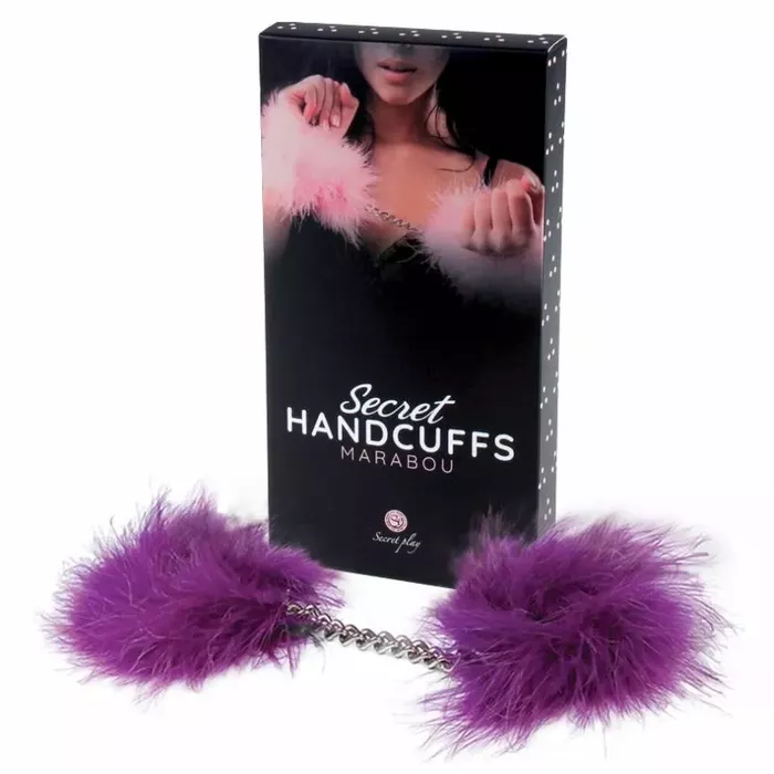 Handcuffs SECRETPLAY Purple Marabou Photo 3