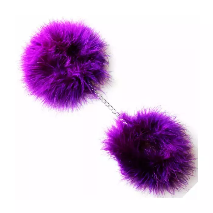 Handcuffs SECRETPLAY Purple Marabou Photo 4