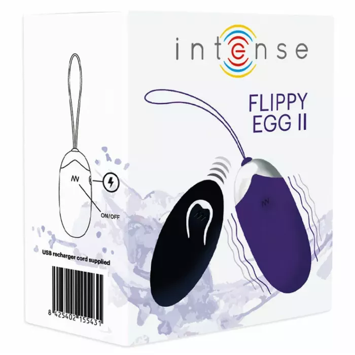 INTENSE Flippy II виброяйцо — силикон, 7 см Photo 3