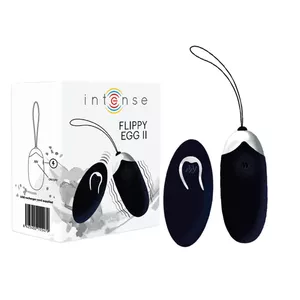 INTENSE FLIPPY II  VIBRATING EGG WITH REMOTE CONTROL BLACK