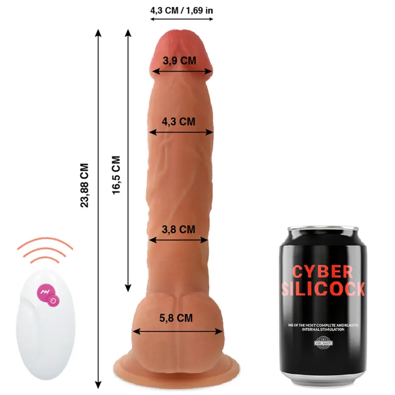 Реалистичный силиконовый вибратор Cyber Silicock MR John Photo 8