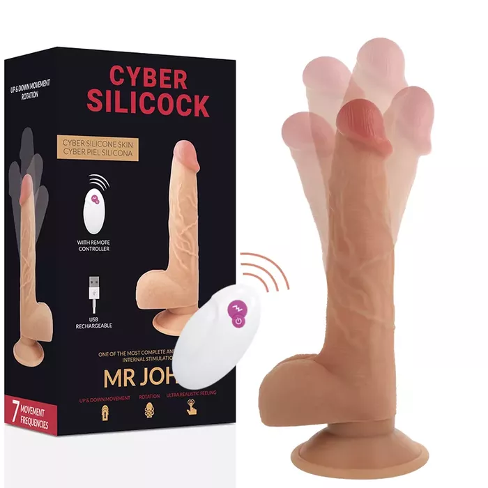 Реалистичный силиконовый вибратор Cyber Silicock MR John Photo 2
