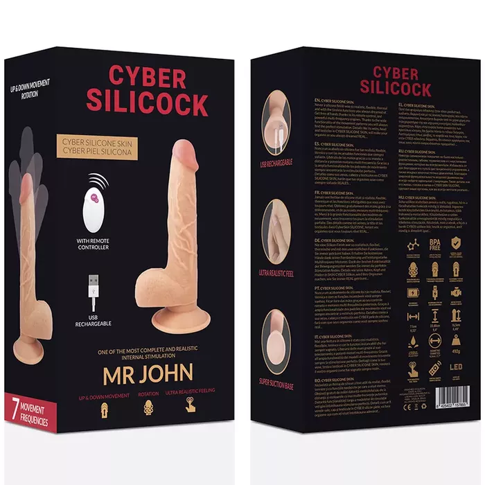 Реалистичный силиконовый вибратор Cyber Silicock MR John Photo 7