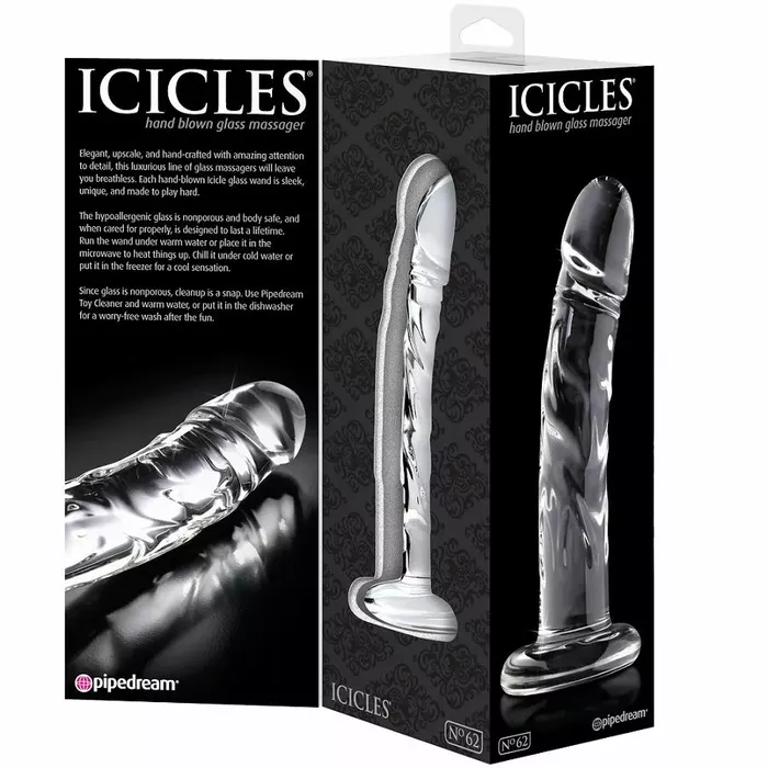 Стеклянный массажёр icicles N. 62 — icicles стекло Photo 3