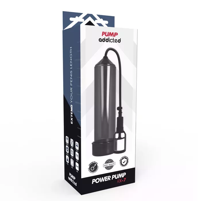 Dzimumlocekļa pumpis Pump Addicted RX7 Black Photo 3