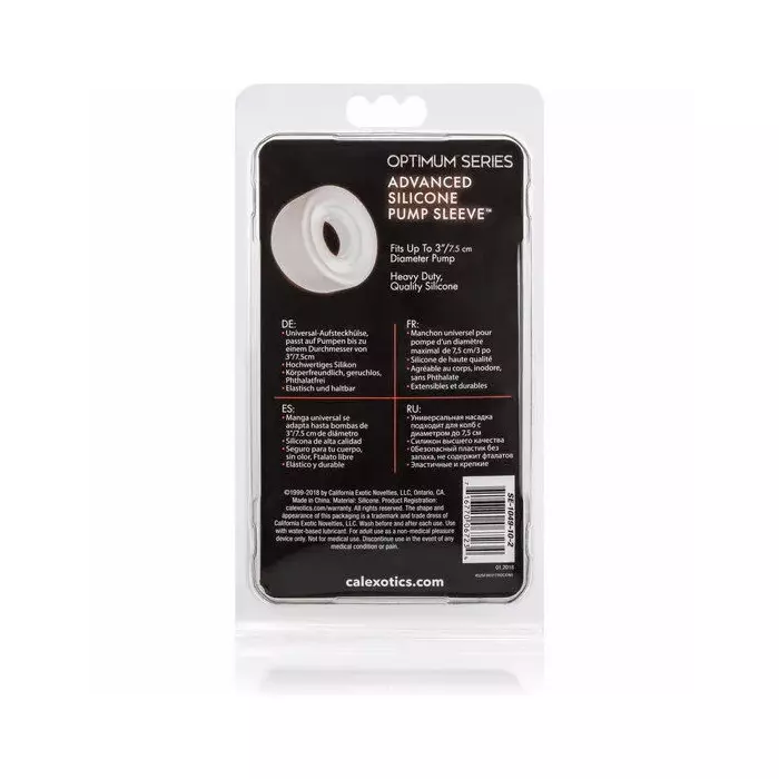 Мастурбатор CalExotics Advanced Silicone Pump Sleeve Photo 4