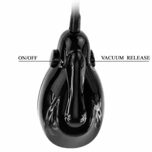 Ieplūstošs vibrējošs dildo BAILE Bigger Joy — garums 16 cm, uzpūšams, ar vibrāciju