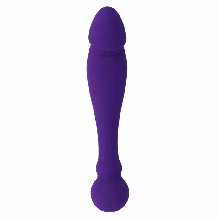 Dildo INTENSE Rick Dual — 100% silicone, 18 cm Photo 5