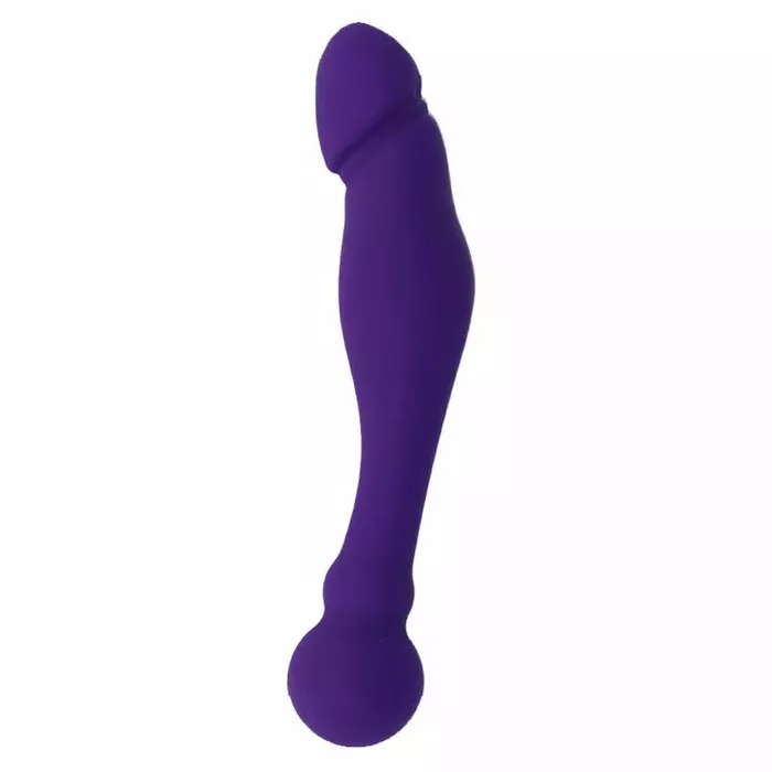 Dildo INTENSE Rick Dual — 100% silicone, 18 cm Photo 7