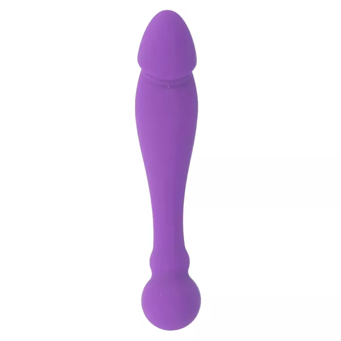 Dildo INTENSE Rick Dual — 100% silicone, 18 cm Photo 4