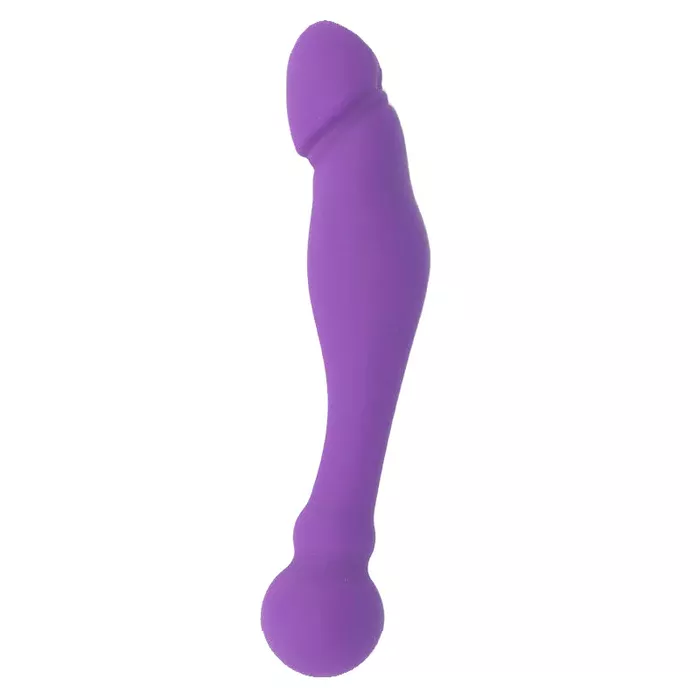 Dildo INTENSE Rick Dual — 100% silicone, 18 cm Photo 6