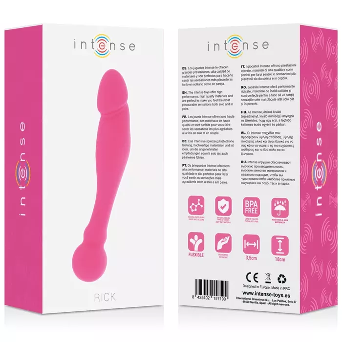 Silicone dildo INTENSE Rick Dual Pink Photo 10