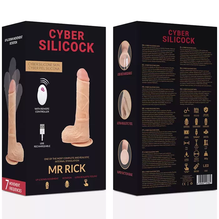Vibrator Cyber Silicock MR Rick — silicone 20.9 cm Photo 7