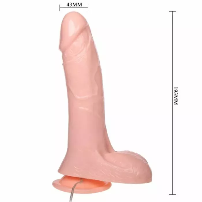 Piepūšams realistiskais dildo BAILE D-218841 Photo 4
