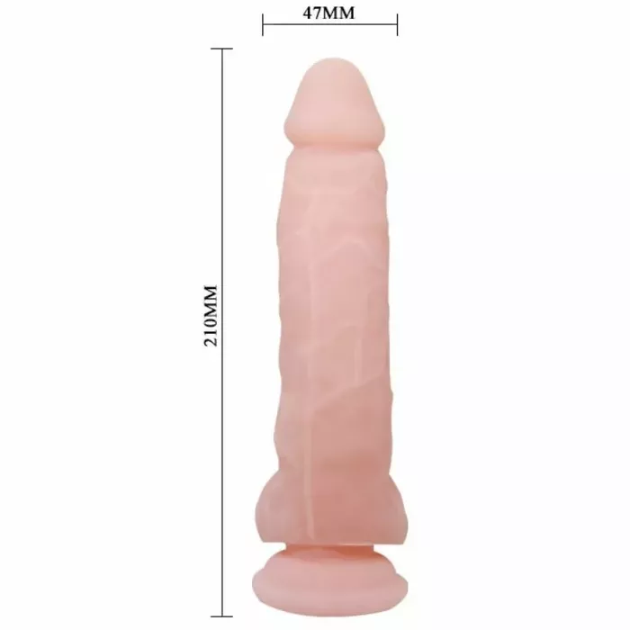 Dildo BAILE D-219327 silikona reālistisks Photo 4