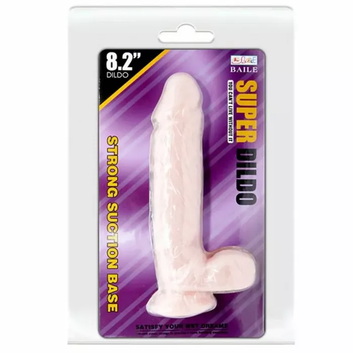 Dildo BAILE D-219327 silikona reālistisks Photo 5