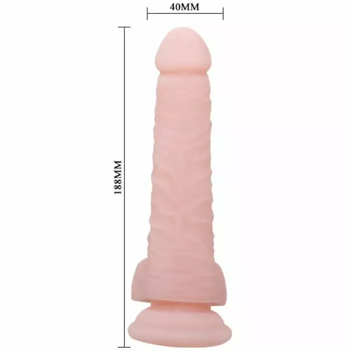 Dildo BAILE Super Realistic Natural 18.8 cm Photo 3
