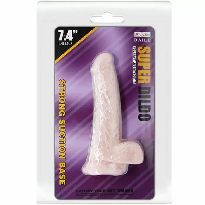 Dildo BAILE Super Realistic Natural 18.8 cm Photo 5