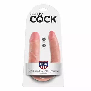 KING COCK U-VEIDA VIDĒJA DUBULTĀ NEPATIKŠANAS MIESA